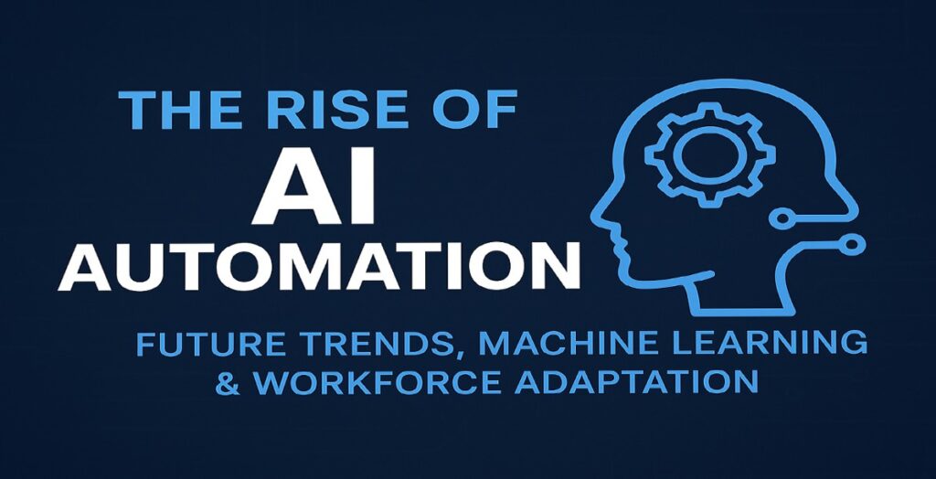 AI automation; future of artificial intelligence; machine learning integration; AI in business operations; workforce adaptation to AI